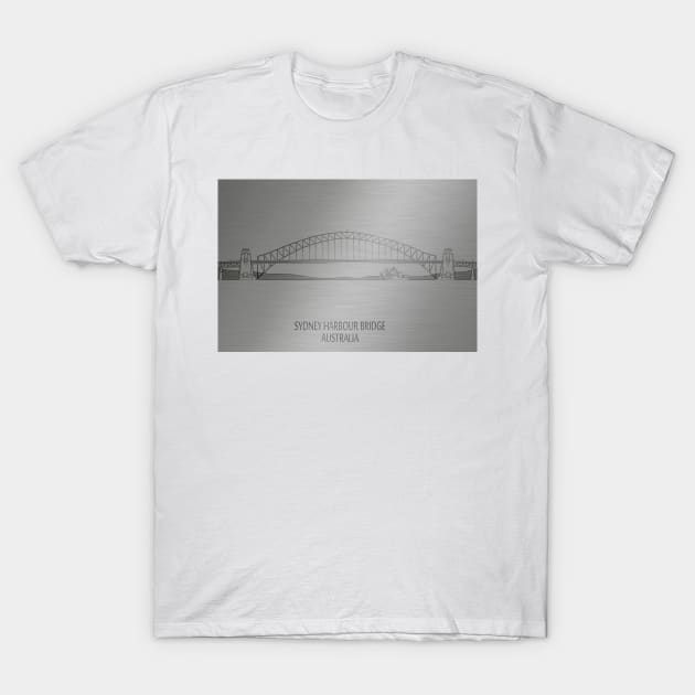 Sydney harbour bridge T-Shirt by Creative at home